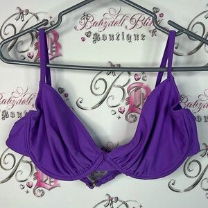 No Boundaries bikini bra top deep royal Purple Bikini Top bra style